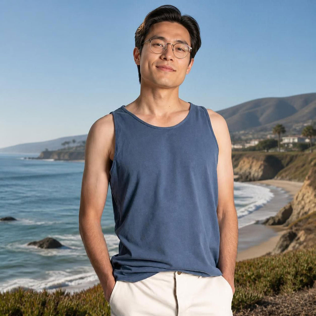 plastic-free 100% certified organic cotton tank top