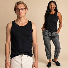 Load image into Gallery viewer, plastic-free 100% certified organic cotton tank top