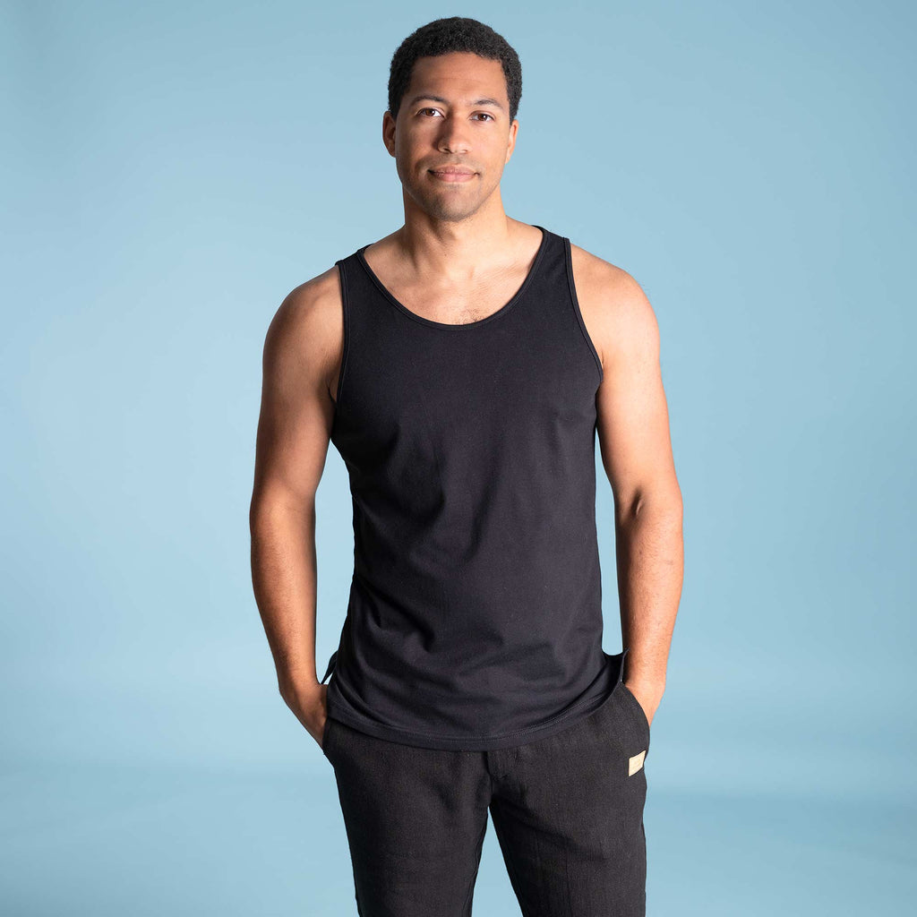 100% organic cotton tank top plastic-free