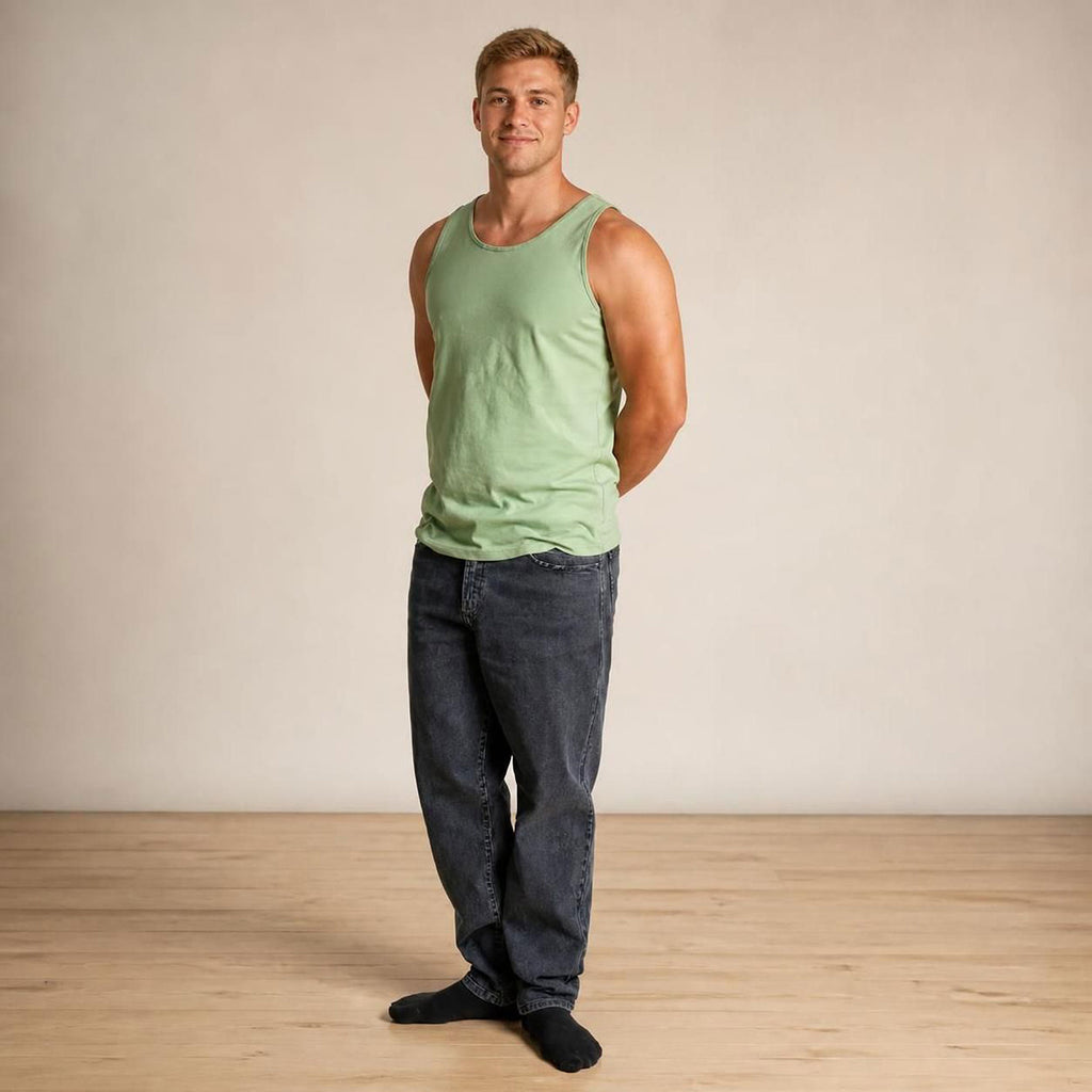 plastic-free 100% certified organic cotton tank top