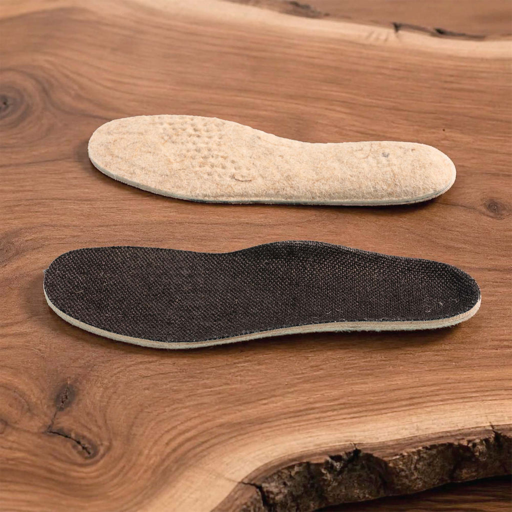 OKANAGAN Organic Hemp Insole Footbed (Regular) (No Plastic, No polyester, Heat-fused with Felted Hemp) (100% Biodegradable)