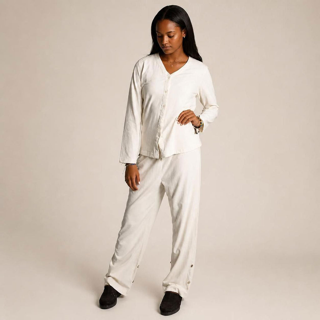 synthetic-free 100% organic cotton lounge pants