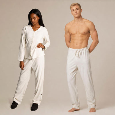 plastic-free 100% organic cotton lounge pants