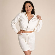 Load image into Gallery viewer, 100% certified organic cotton knit shorts made in usa