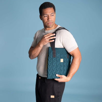 Organic merino wool satchel