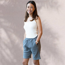 Load image into Gallery viewer, JAMIE 100% Organic Cotton Luxury Jacquard Camisole Tank Top (Undyed) (99.99% Biodegradable)