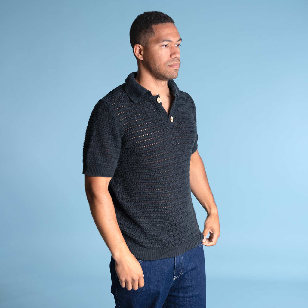 100% organic cotton knit shirt
