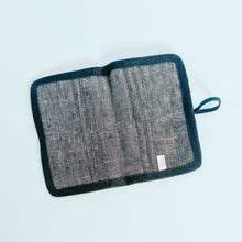 Load image into Gallery viewer, JOURNEYS 100% Organic Linen 2-Passport &amp; 8-Credit Card Folio (OC Thread, Coconut Button, Organic Elastic, No Plastic, No Polyester, No Synthetics) (100% Biodegradable)
