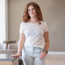 Load image into Gallery viewer, ladies' 100% organic hemp knit t-shirt