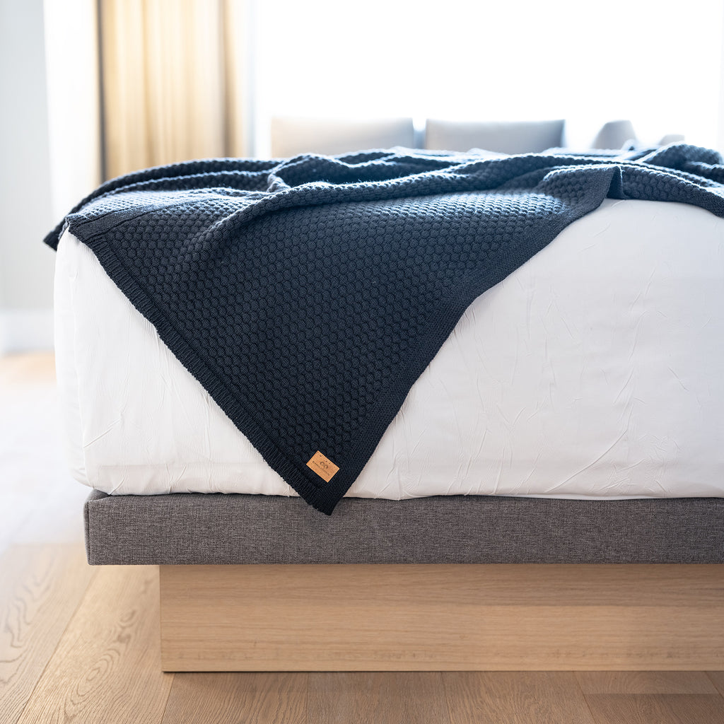100% organic merino wool blanket