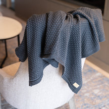 Load image into Gallery viewer, JUNEAU 100% Organic Merino Wool Knit Blanket (No Elastic, Certified Organic, Not Superwashed, No Latex) (99.99%-100% Biodegradable)