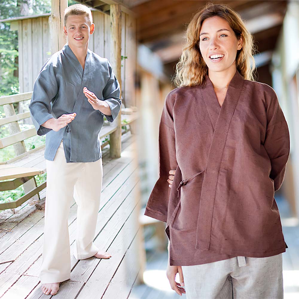 100% hemp karate jacket