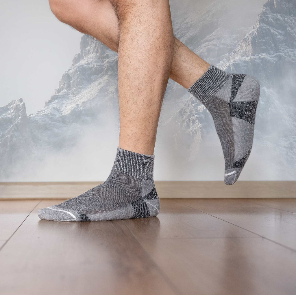 elastic-free 100% certified organic merino wool socks plastic-free