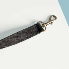 Load image into Gallery viewer, Organic Hemp Key Strap (Metal Clasp) black