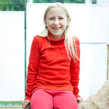 Load image into Gallery viewer, childrens' 100% organic cotton turtleneck sweater