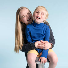 Load image into Gallery viewer, 100% organic cotton turtleneck sweater for toddlers kids children