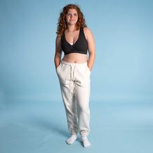 Load image into Gallery viewer, organic cotton fleece joggers for women