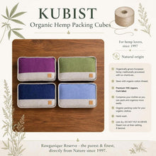 Load image into Gallery viewer, 100% organic hemp packing cubes plastic-free