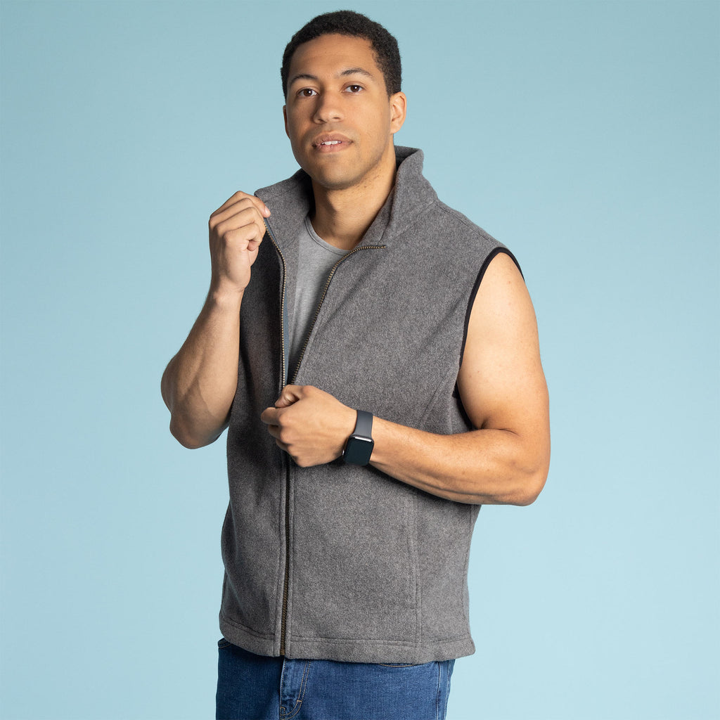 warm organic winter vest
