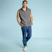 Load image into Gallery viewer, organic cotton fleece vest