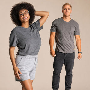plastic-free 100% certified organic cotton t-shirt