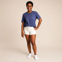 Load image into Gallery viewer, plastic-free 100% certified organic cotton t-shirt with pocket