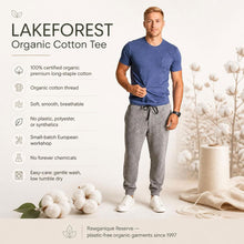 Load image into Gallery viewer, plastic-free 100% organic cotton t-shirt