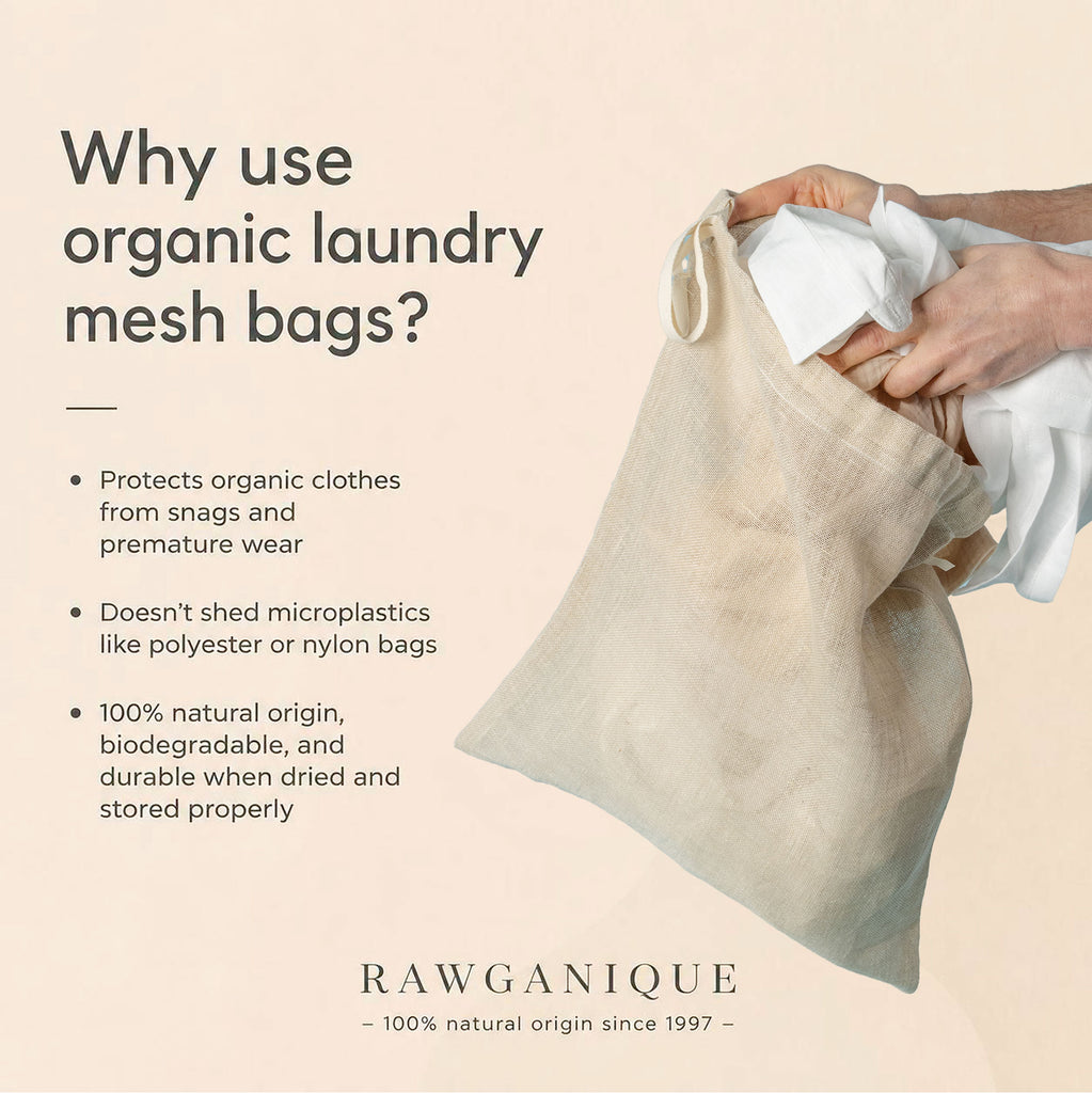 hemp laundry net bag
