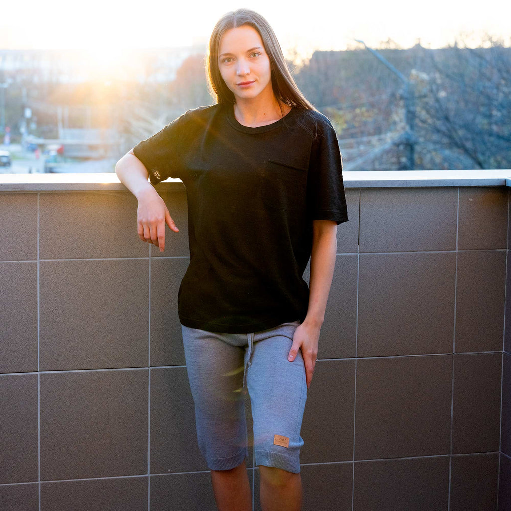 100% organic linen t-shirt 100% biodegradable
