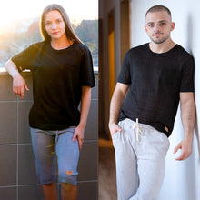 Load image into Gallery viewer, 100% organic linen t-shirt