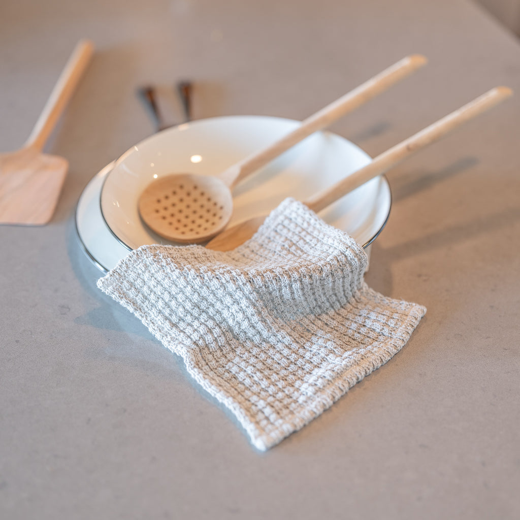 100% organic linen dish cloth plastic-free