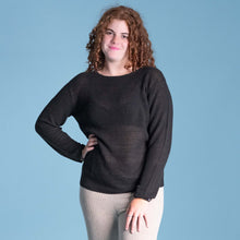 Load image into Gallery viewer, women's organic linen knit sweater