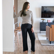 Load image into Gallery viewer, 100% organic linen ribbed knit pants