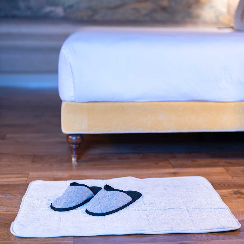 glue-free organic linen slippers