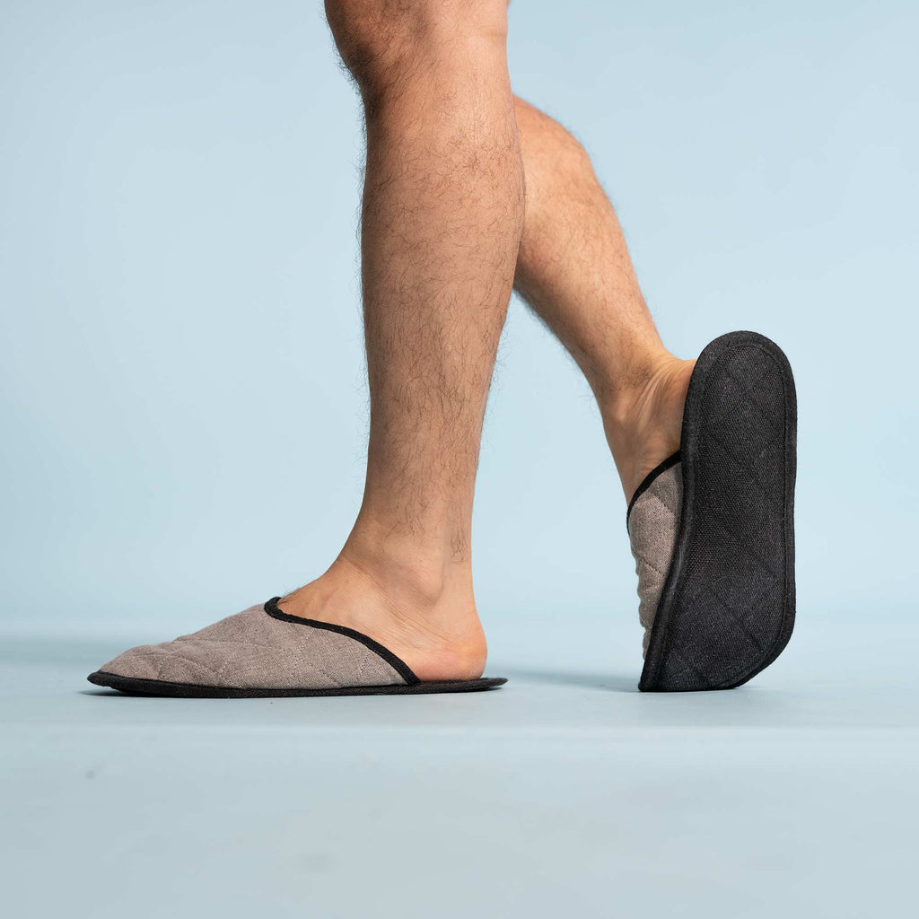 organic linen slippers unisex