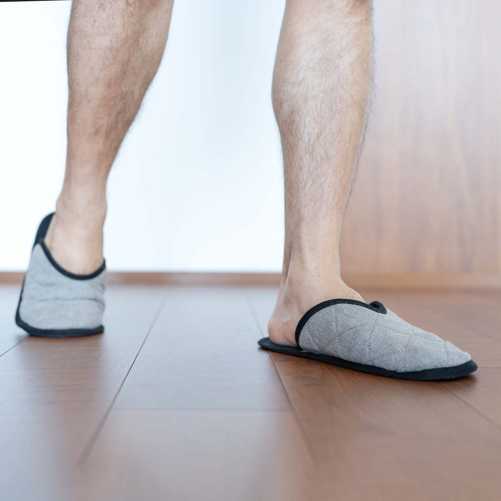 organic linen house slippers