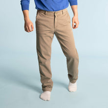 Load image into Gallery viewer, natural clay-dyed organic cotton stretch chino jeans