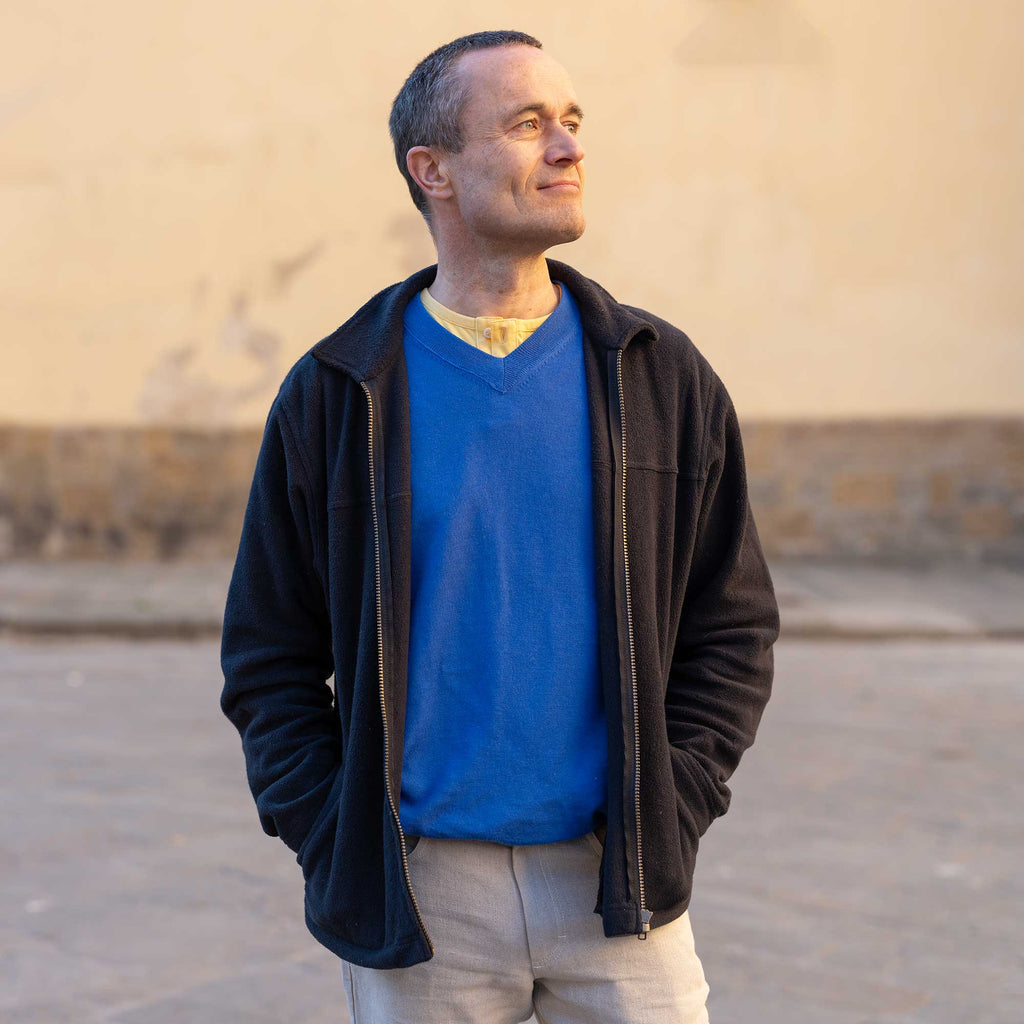 organic cotton fleece jacket