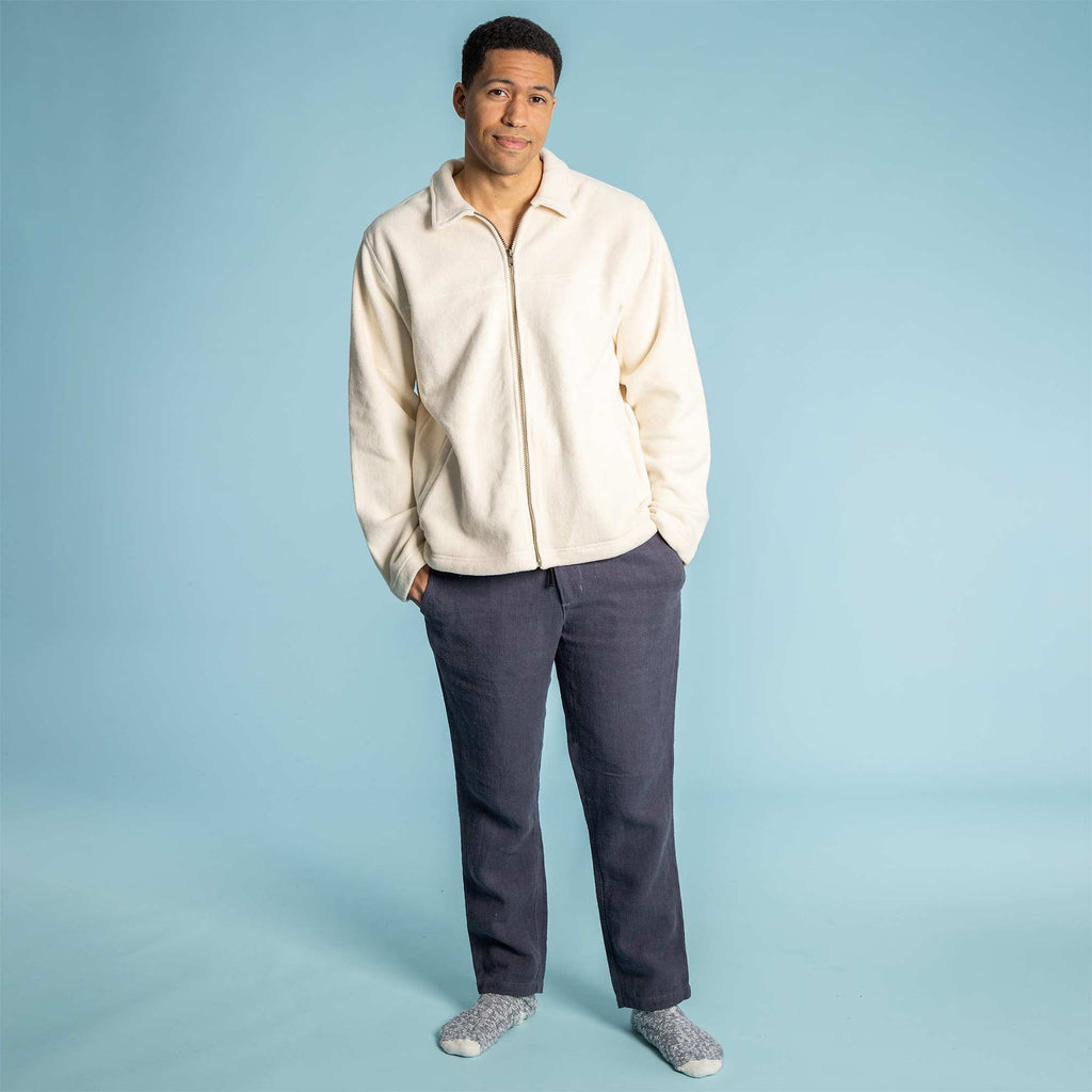 organic cotton fleece jacket