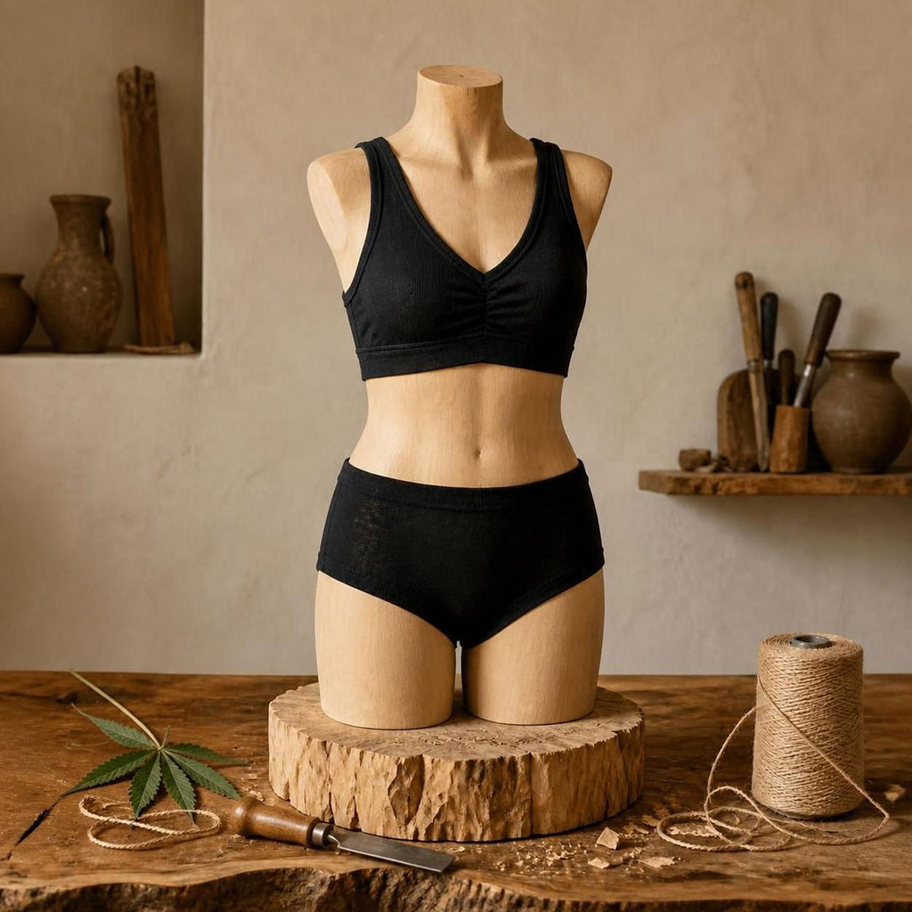 plastic-free hemp underwear for women
