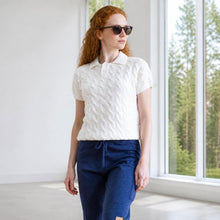 Load image into Gallery viewer, plastic-free 100% organic merino polo shirt