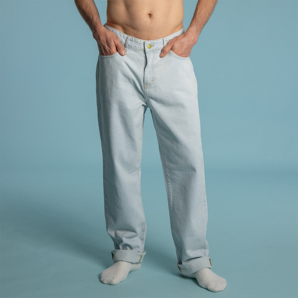 organic cotton stretch jeans indigo dyed