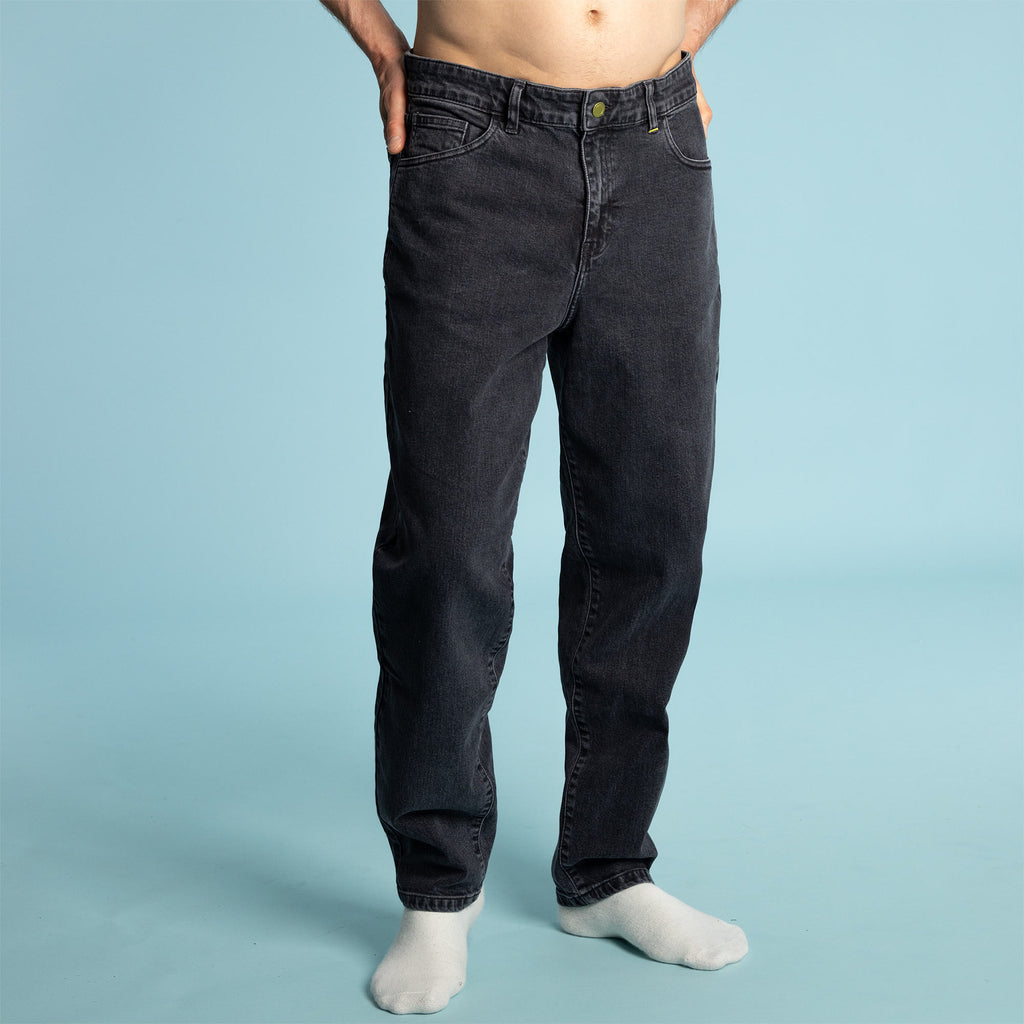 organic cotton stretch jeans for men
