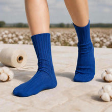 Load image into Gallery viewer, 100% organic cotton socks completely plastic-free