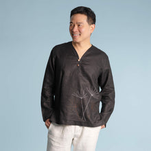 Load image into Gallery viewer, organic linen meditation shirt