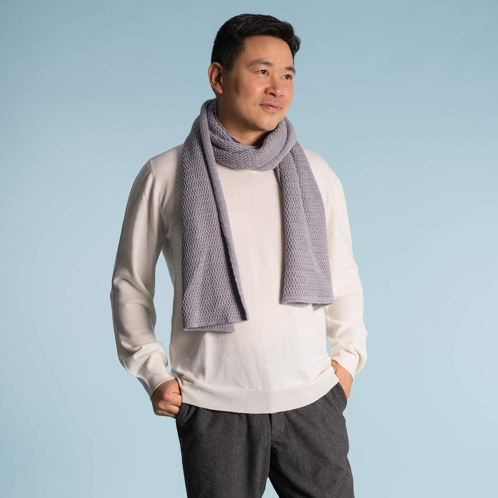 organic merino wool scarf
