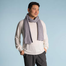 Load image into Gallery viewer, organic merino wool scarf