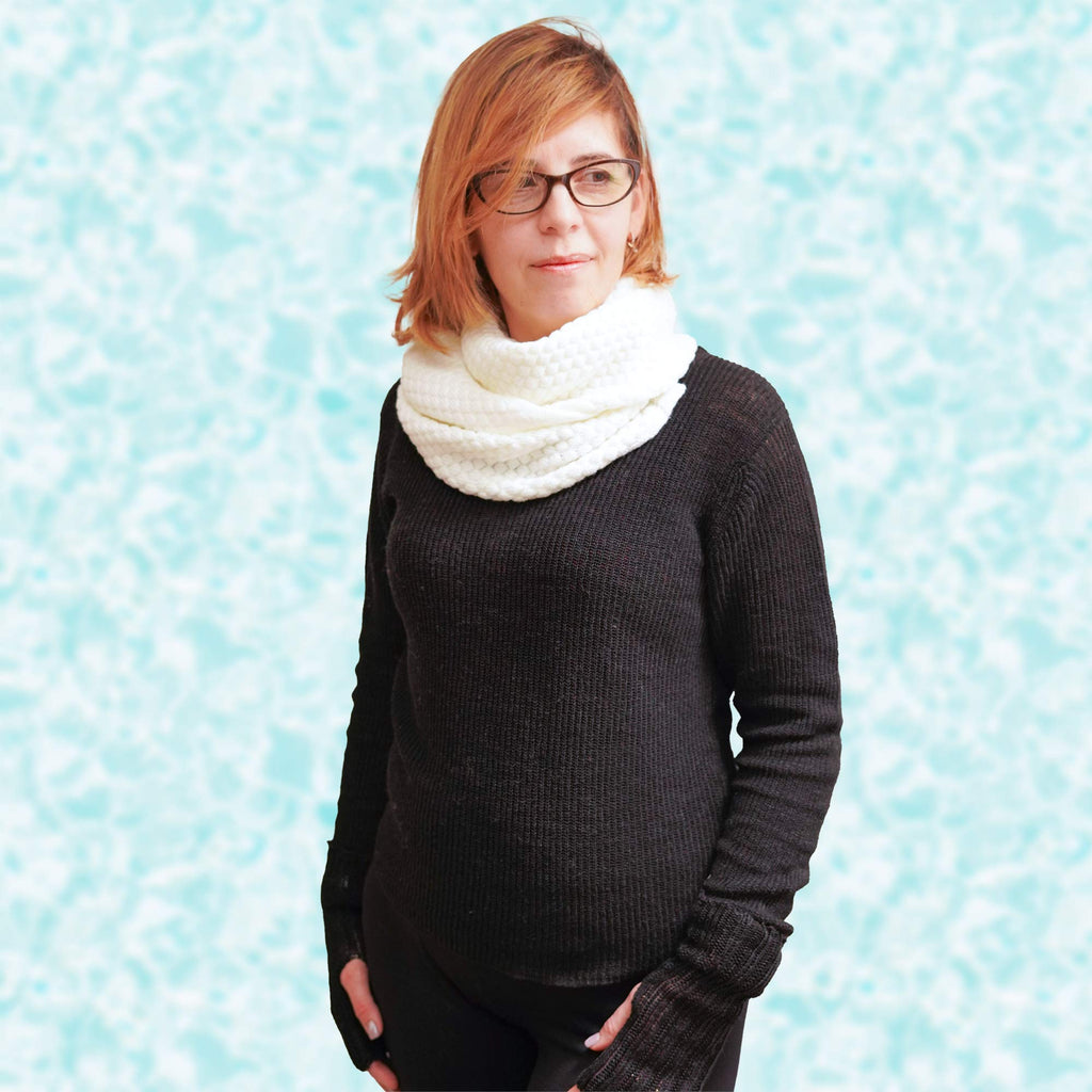 100% merino wool scarf