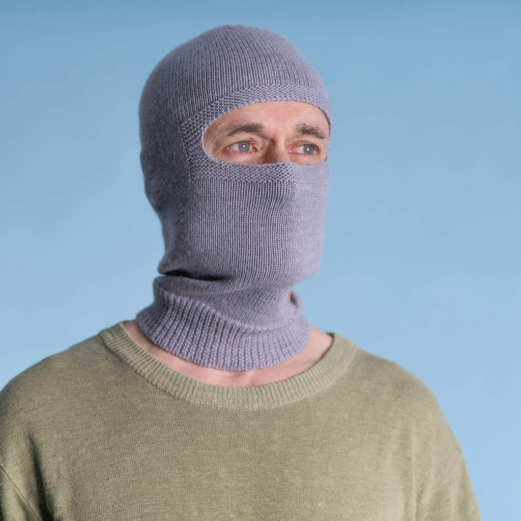 warm organic merino wool balaclava