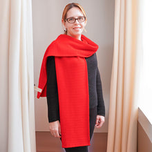 Load image into Gallery viewer, thick 100% organic merino wool scarf